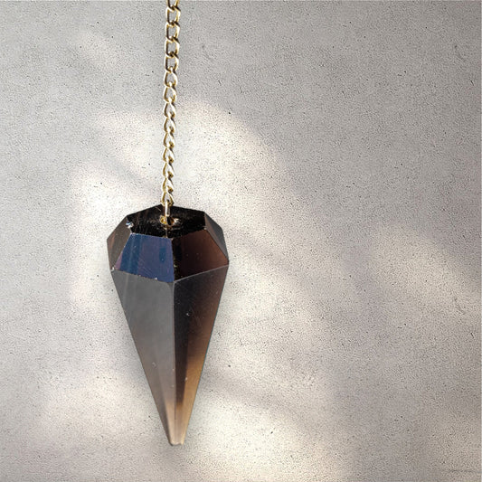 Smokey Quartz Phantom Pendulum - Sentient Crystals - stone type - stone keywords