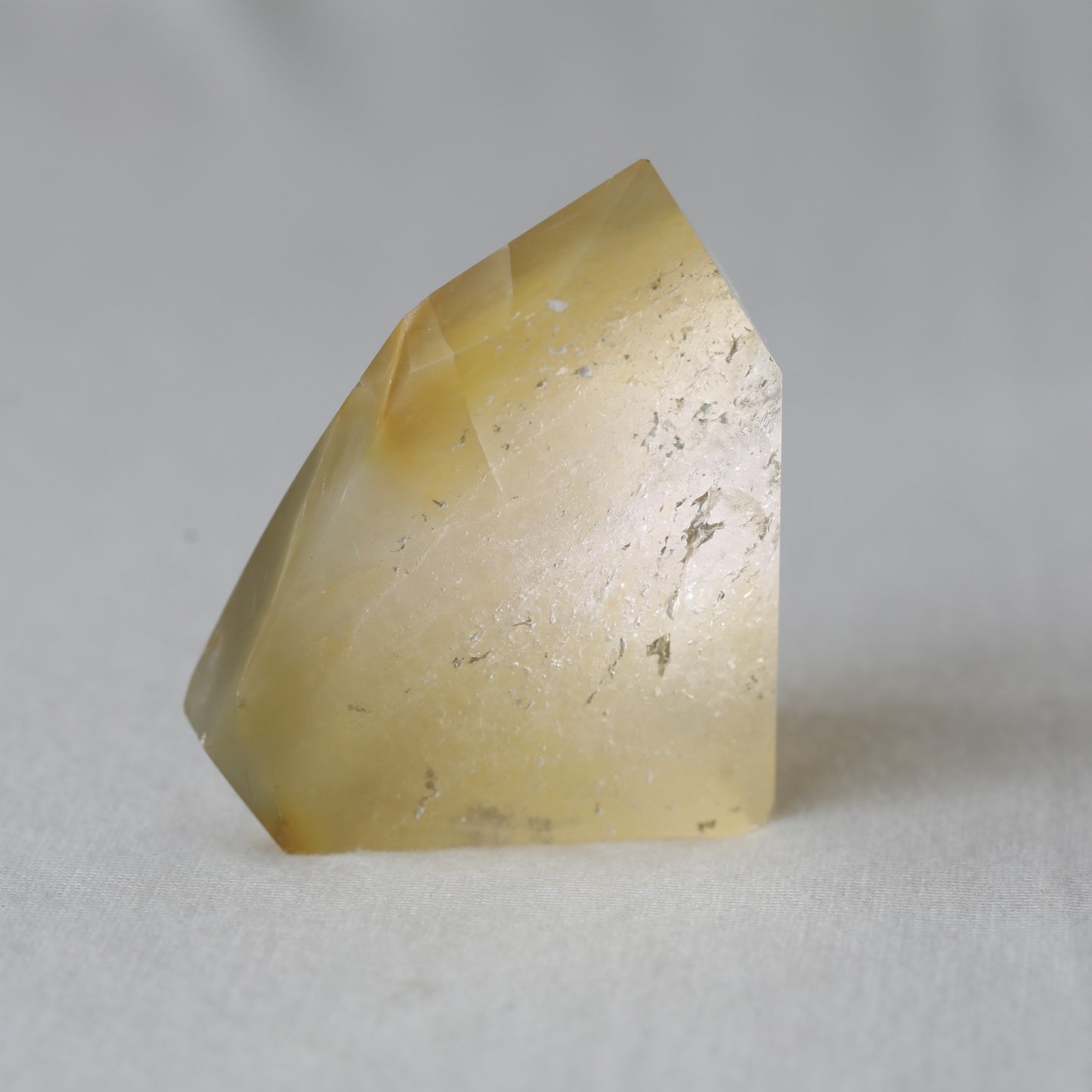 Yellowish Amphibole
Golden Amphibole
Honey Yellow Amphibole
Light Yellow Amphibole
Yellow-Brown Amphibole
Freeform
sentient crystals
amphibole in quartz
amphibole