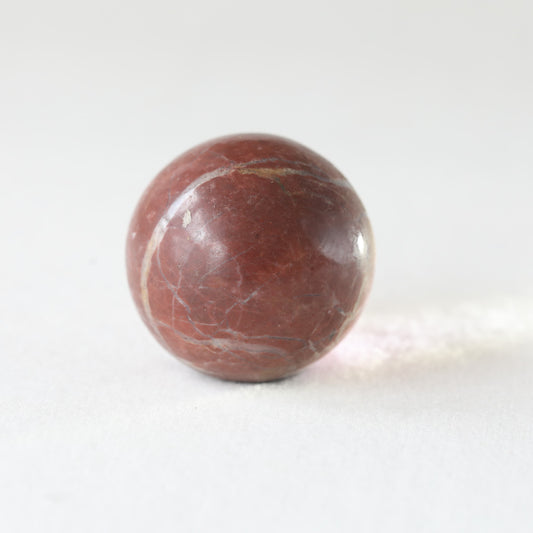 Red Japser Sphere 202gm - Sentient Crystals - stone type - stone keywords