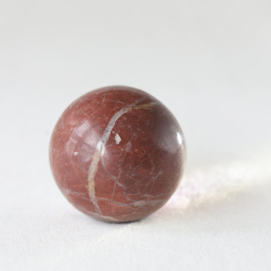 Red Japser Sphere 202gm - Sentient Crystals - stone type - stone keywords