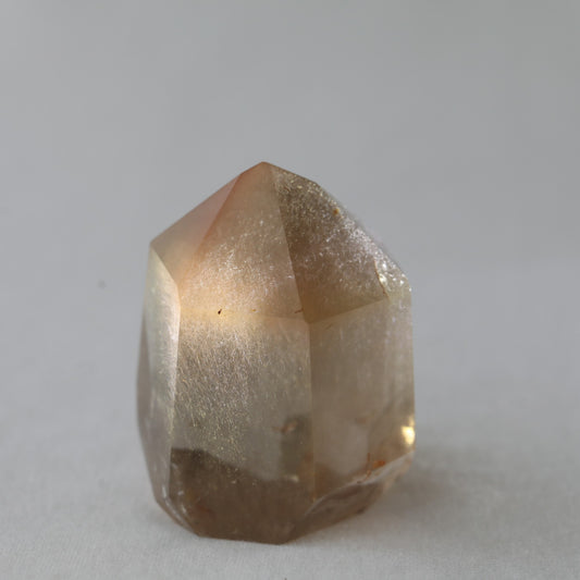 Smokey Quartz With Red Amphibole & Rutile Freeform 153.90gm - Sentient Crystals - stone type - stone keywords