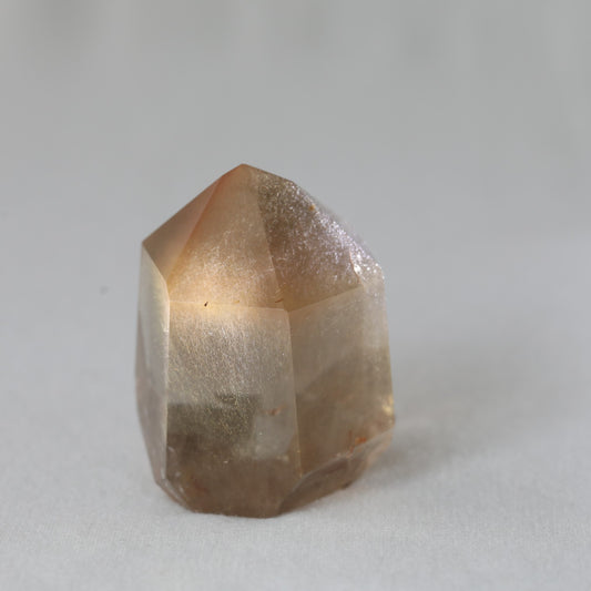 Smokey Quartz With Red Amphibole & Rutile Freeform 153.90gm - Sentient Crystals - stone type - stone keywords