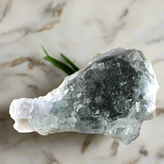 FLUORITE CLUSTER Raw119.3 gm - Sentient Crystals - stone type - stone keywords