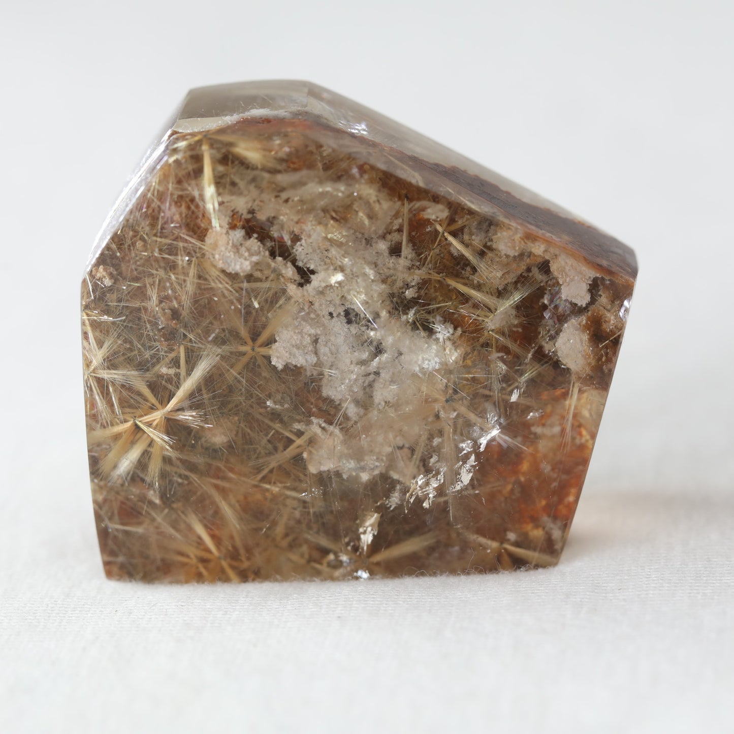 Quartz With Rutile & Garden freeform 100gm - Sentient Crystals - stone type - stone keywords