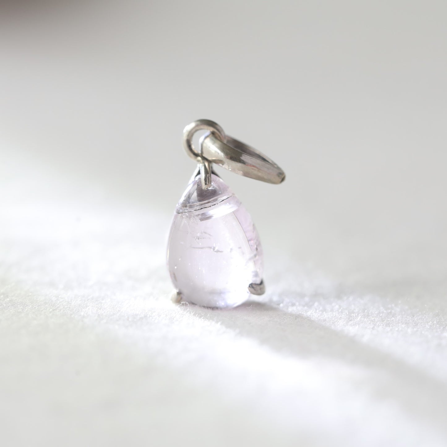 Pink Kunzite Drop Pendant - Sentient Crystals - stone type - stone keywords