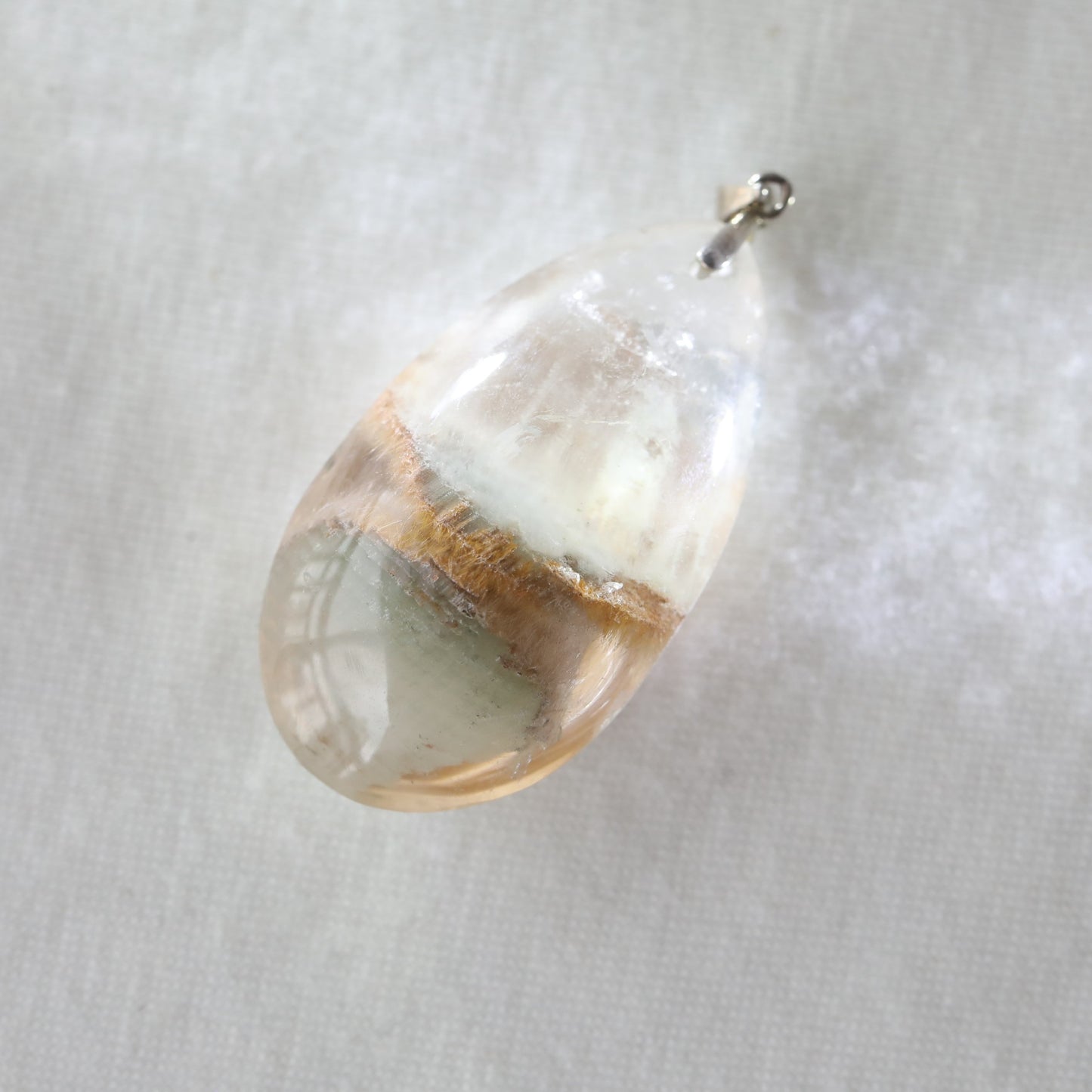 Rutile With Chlorite Drop Pendant - Sentient Crystals - stone type - stone keywords