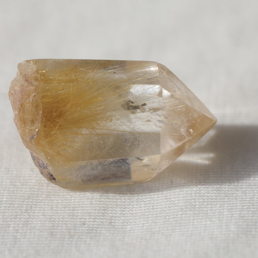 Golden Rutile Quartz Mini Cluster 14.55gm - Sentient Crystals - stone type - stone keywords