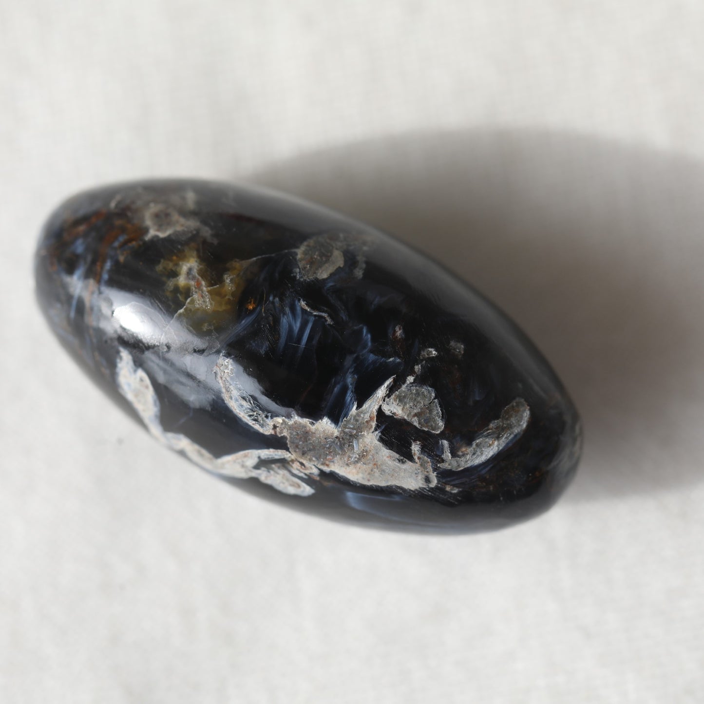 PIETERSITE Lingam 22gm - Sentient Crystals - stone type - stone keywords