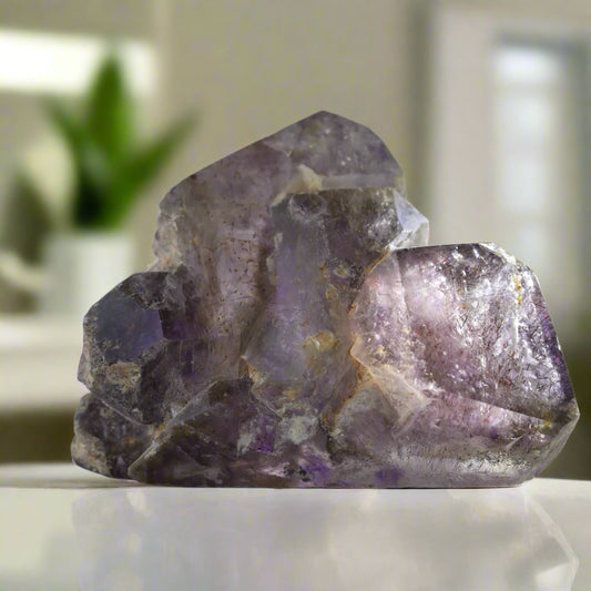 Amethyst With Lepidocrocite Freeform 418gm - Sentient Crystals - stone type - stone keywords