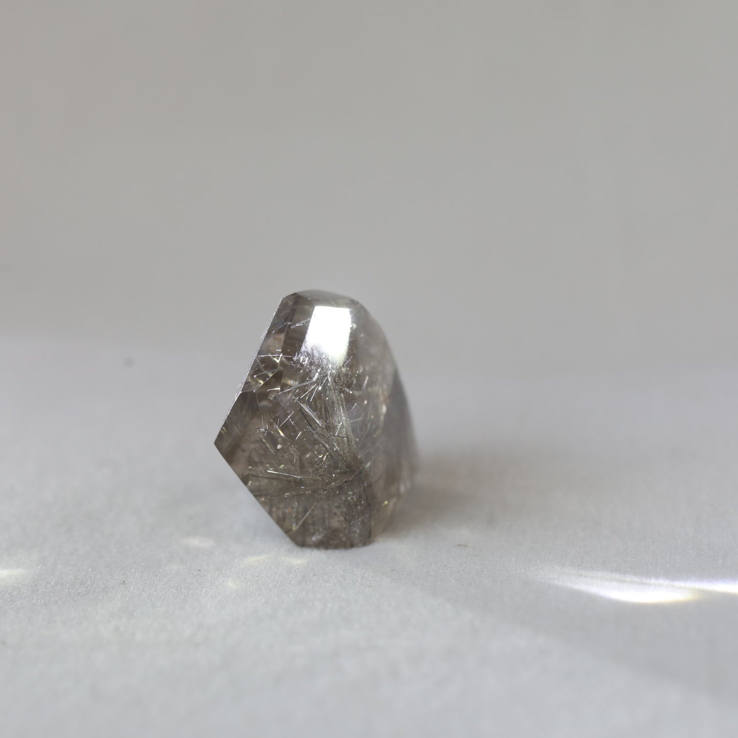 Silver Rutile In Quartz Freeform 79.15gm - Sentient Crystals - stone type - stone keywords