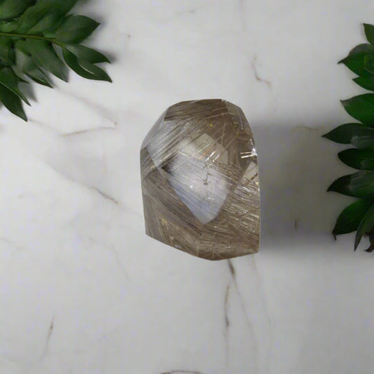 Copper Rutile  In Quartz Free Form 42gm - Sentient Crystals - stone type - stone keywords