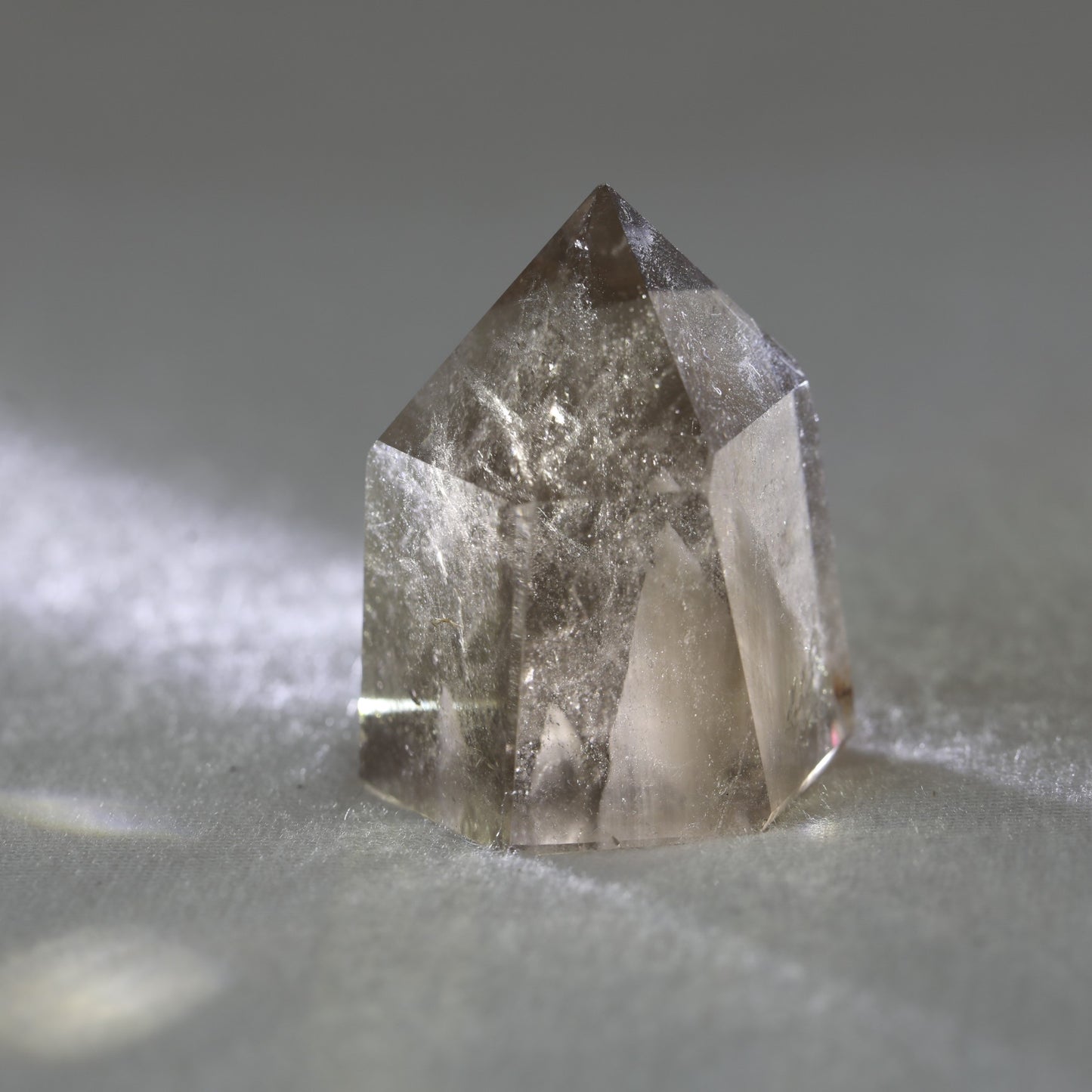 Smokey Quartz With Thousand Layer Tower 67gm - Sentient Crystals - stone type - stone keywords