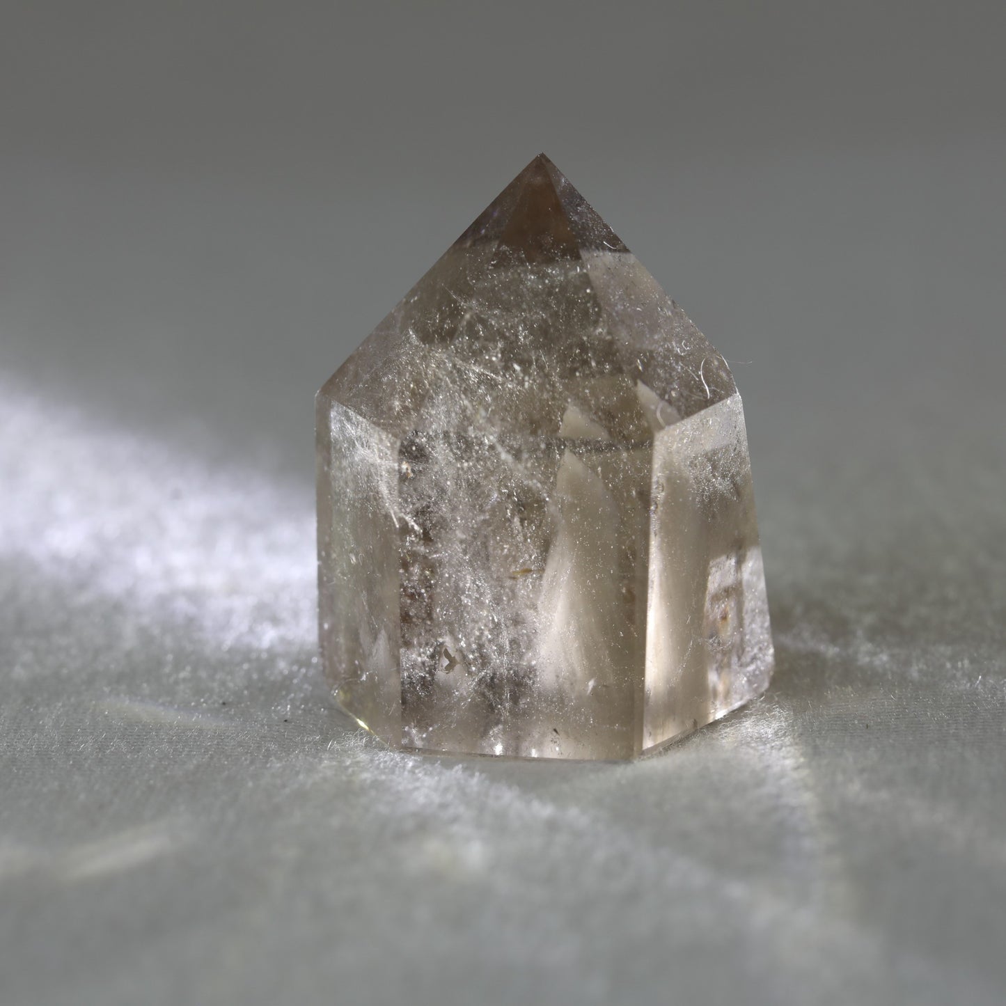 Smokey Quartz With Thousand Layer Tower 67gm - Sentient Crystals - stone type - stone keywords