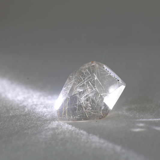 Rutile Quartz In Quartz Freeform 39gm - Sentient Crystals - stone type - stone keywords