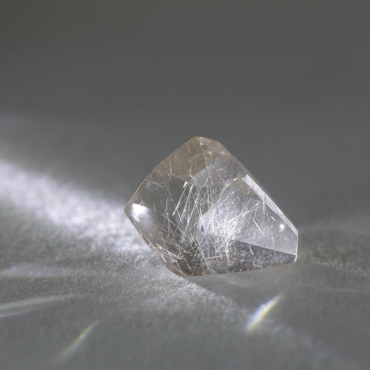 Rutile Quartz In Quartz Freeform 39gm - Sentient Crystals - stone type - stone keywords