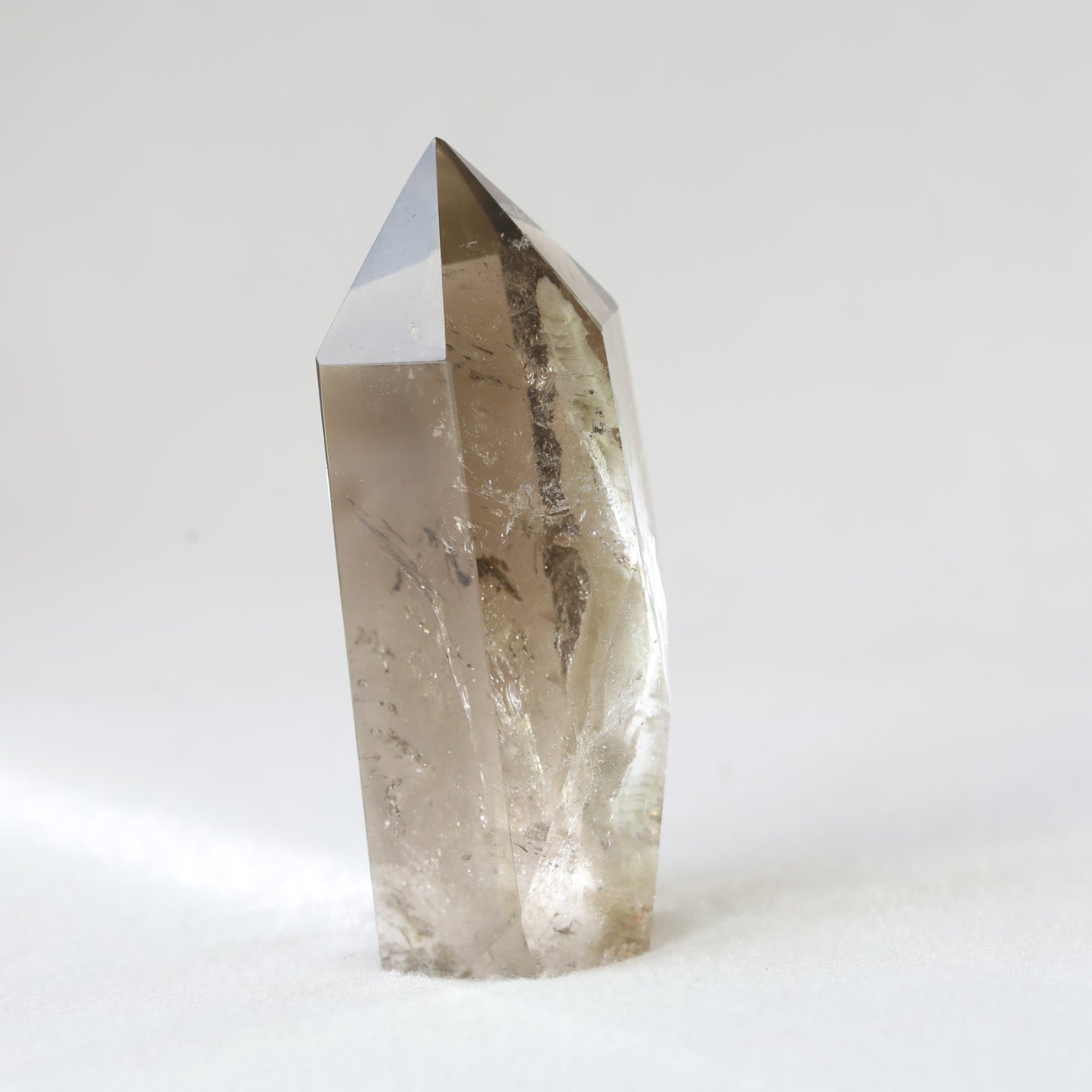 Smokey Quartz Tower 258.60gm - Sentient Crystals - stone type - stone keywords