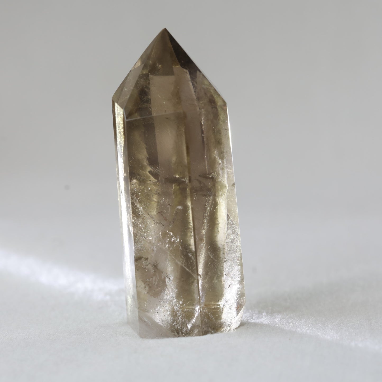 Smokey Quartz Tower 258.60gm - Sentient Crystals - stone type - stone keywords