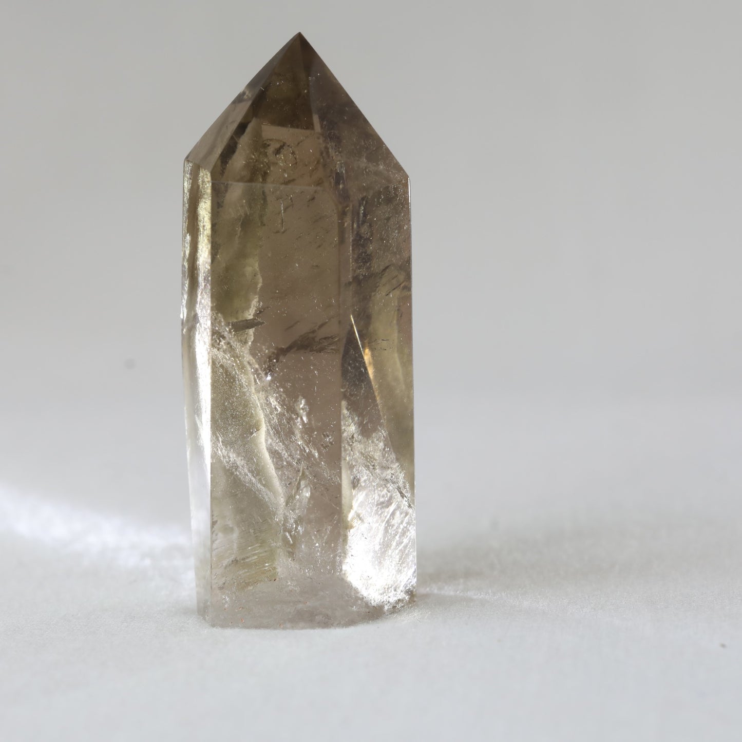 Smokey Quartz Tower 258.60gm - Sentient Crystals - stone type - stone keywords