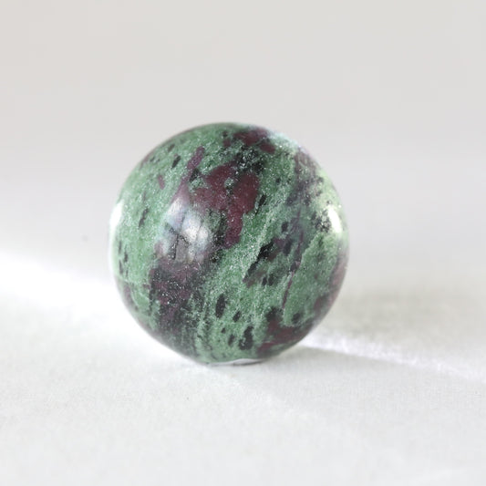 Ruby Zoisite Sphere183.35GM - Sentient Crystals - stone type - stone keywords