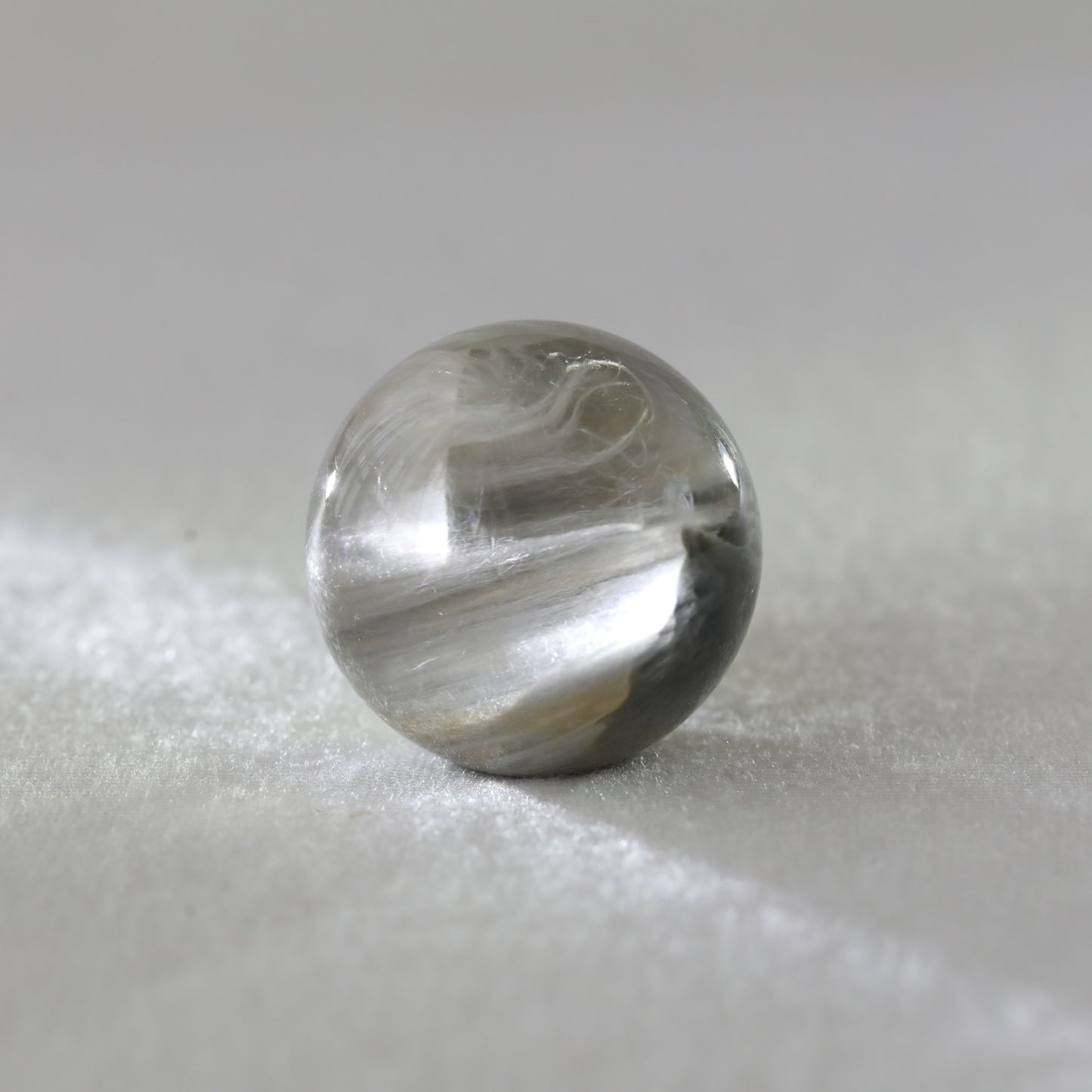 Silver Amphibole Sphere 48.70gm - Sentient Crystals - stone type - stone keywords