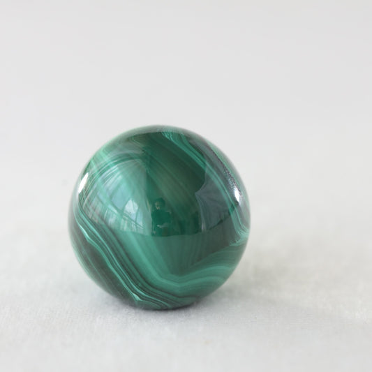 Malachite Sphere 70gm - Sentient Crystals - stone type - stone keywords
