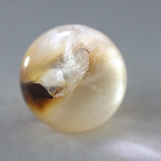 Golden Amphibole Sphere 110gm - Sentient Crystals - stone type - stone keywords