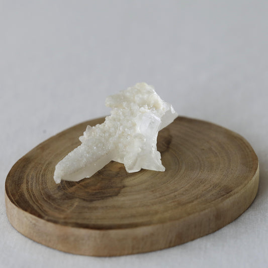 Clear Quartz Mini Cluster druzy coated 20gm - Sentient Crystals - stone type - stone keywords