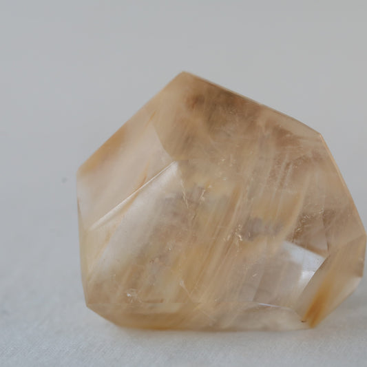 Golden Amphibole in quartz Free Form 79.10gm - Sentient Crystals - stone type - stone keywords