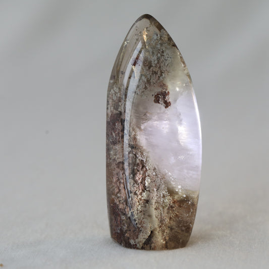 Garden Quartz with amphibole Freeform 93gm - Sentient Crystals - stone type - stone keywords
