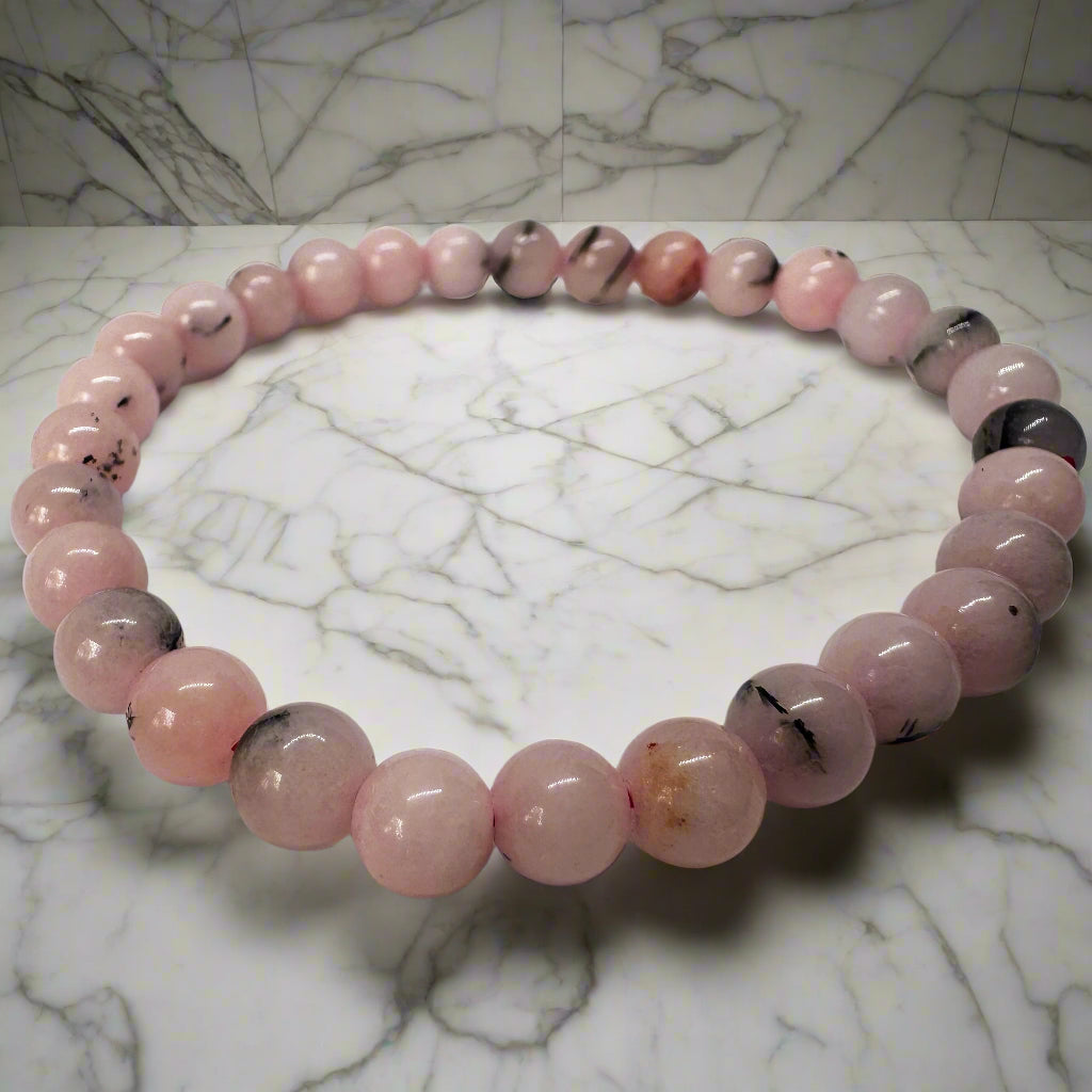 Pink Opal Bracelet 6mm