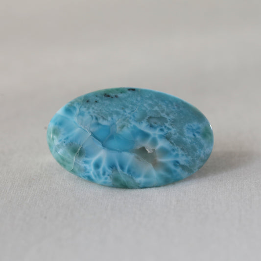 Larimar Cabachon 30 gm - Sentient Crystals - stone type - stone keywords