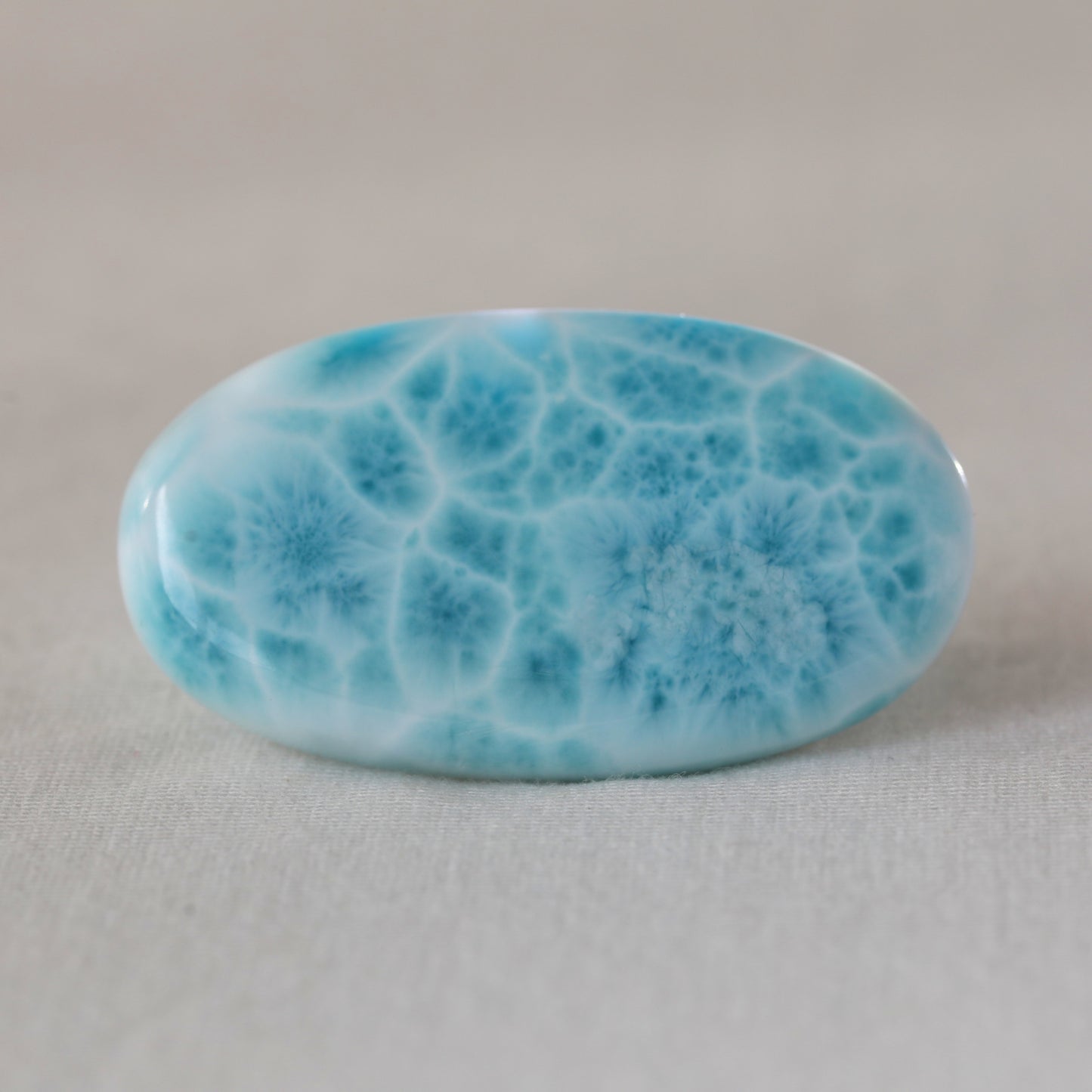 Larimar Cabachon 30 gm - Sentient Crystals - stone type - stone keywords