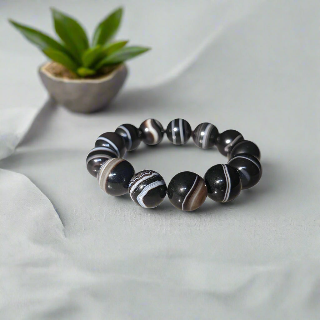 Black Sulemani Bracelet 15mm