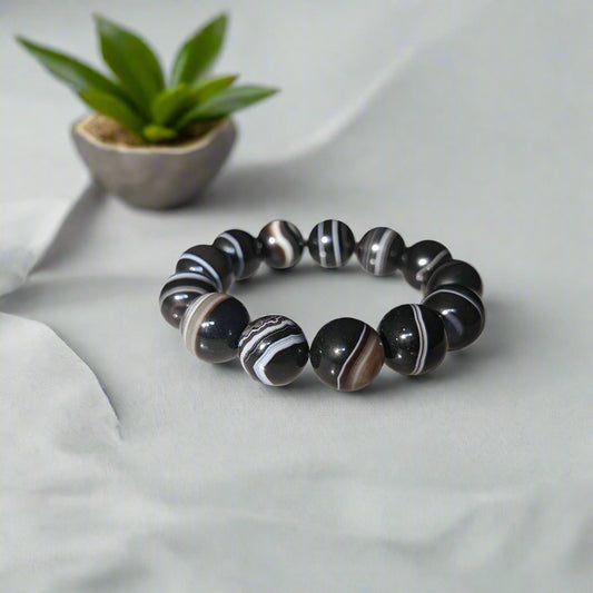 Black Sulemani Bracelet 15mm