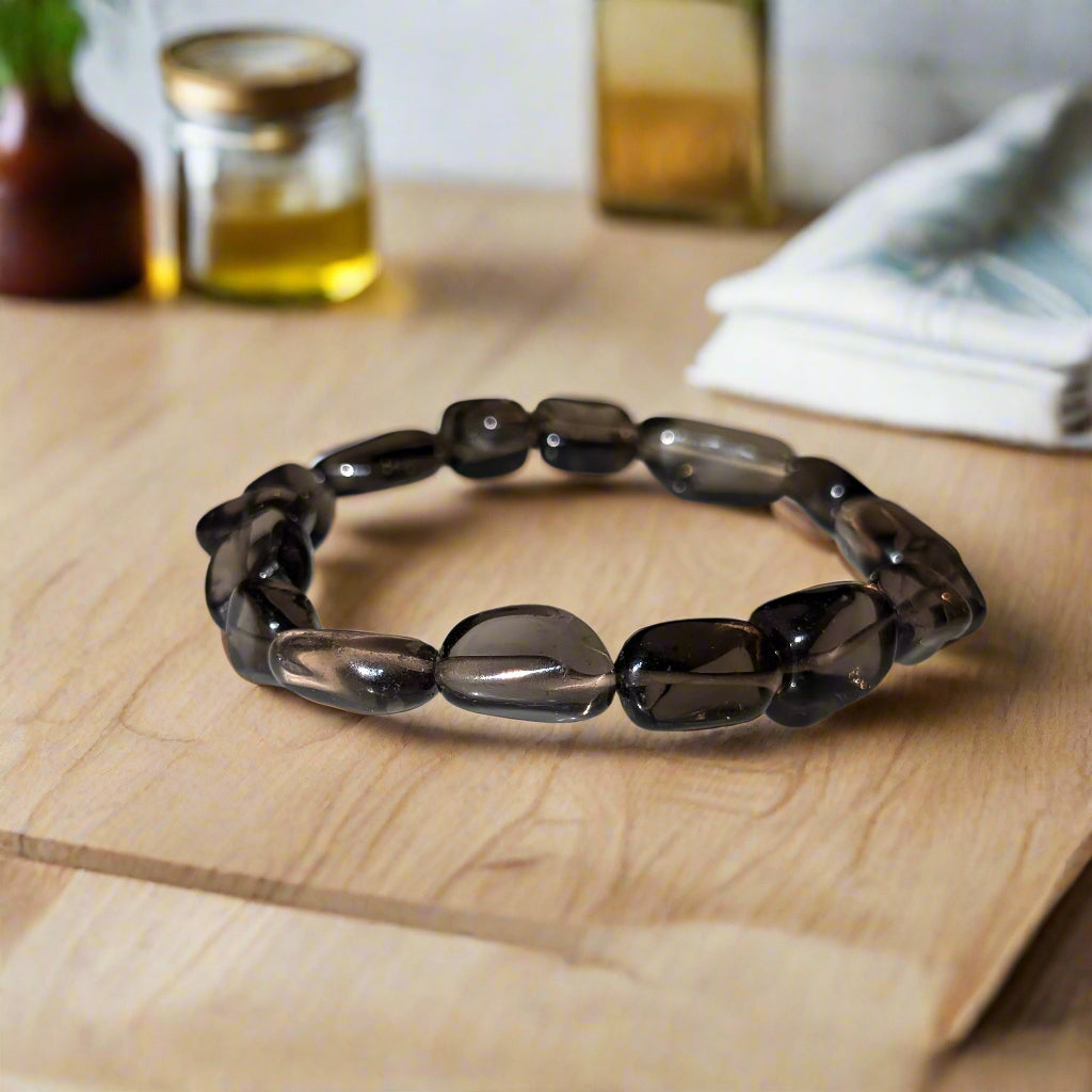Smokey Quartz Tumble Bracelet