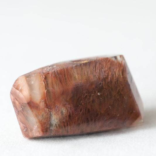Red Amphibole In Quartz Free Form 89GM - Sentient Crystals - stone type - stone keywords