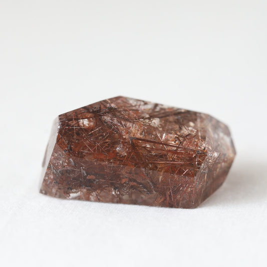Red Copper Rutile In Quartz Freeform 60gm - Sentient Crystals - stone type - stone keywords