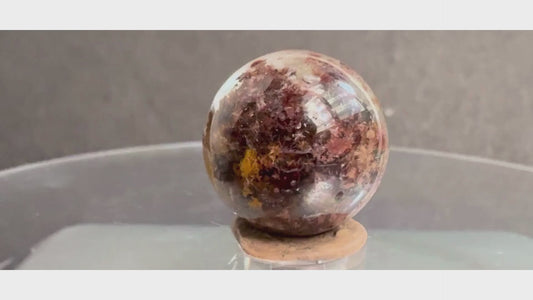 Garden Quartz Mini Sphere – Healing & Transformation