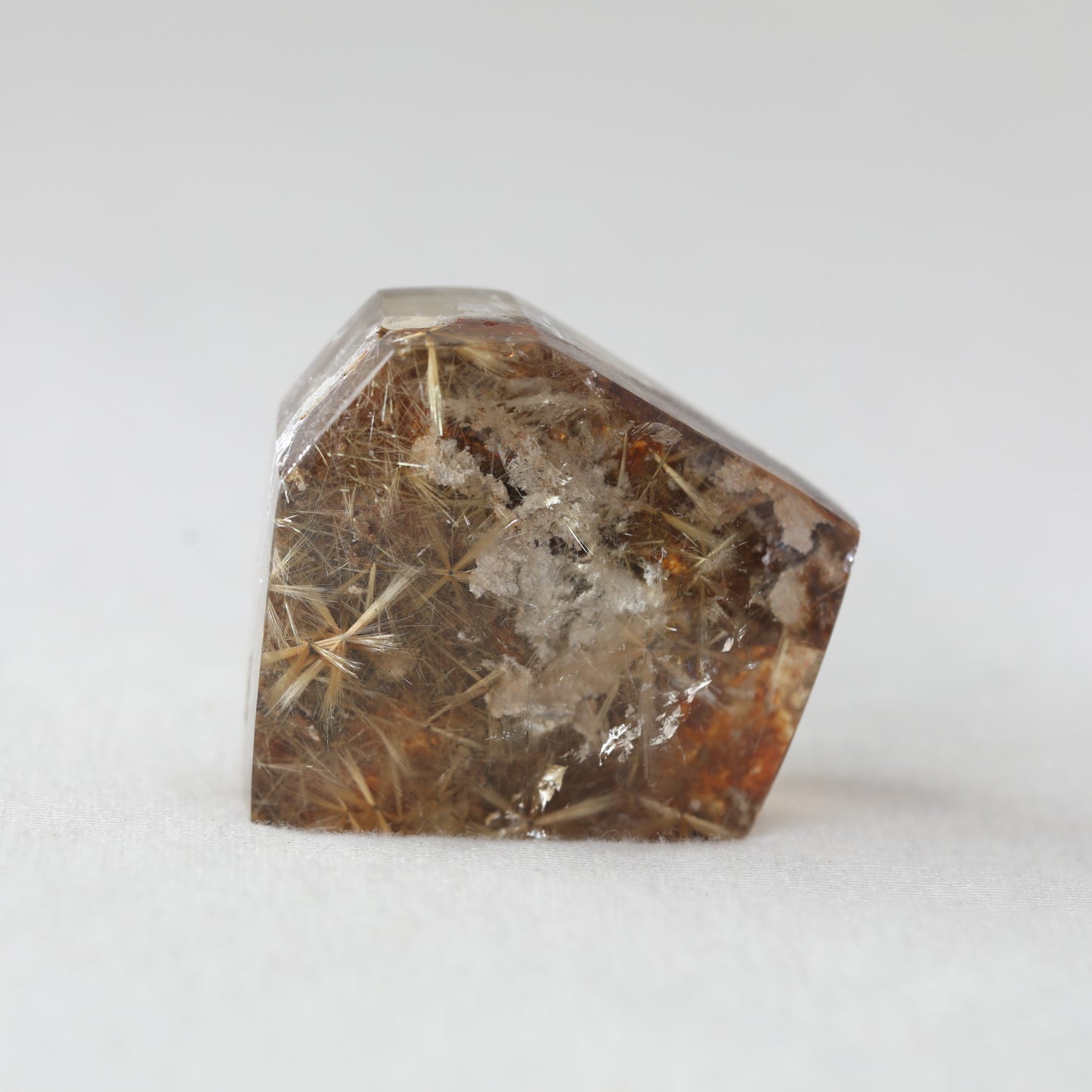 Quartz With Rutile & Garden freeform 100gm - Sentient Crystals - stone type - stone keywords