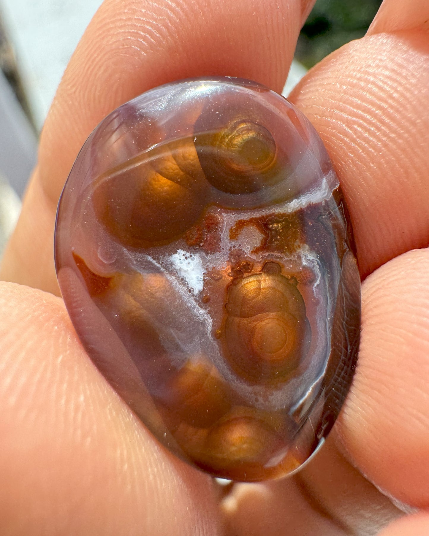 Fire Agate Raw – Protection, Courage & Inner Strength