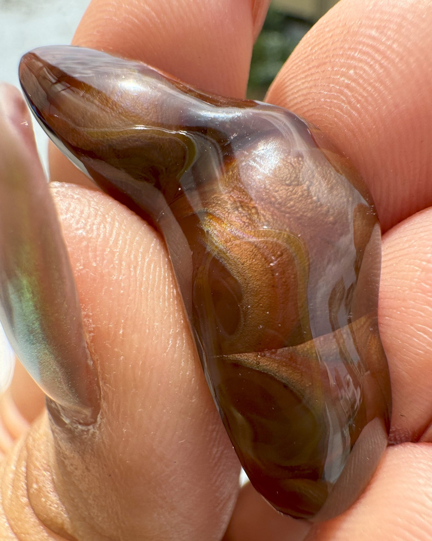 Fire Agate Raw – Protection, Courage & Inner Strength