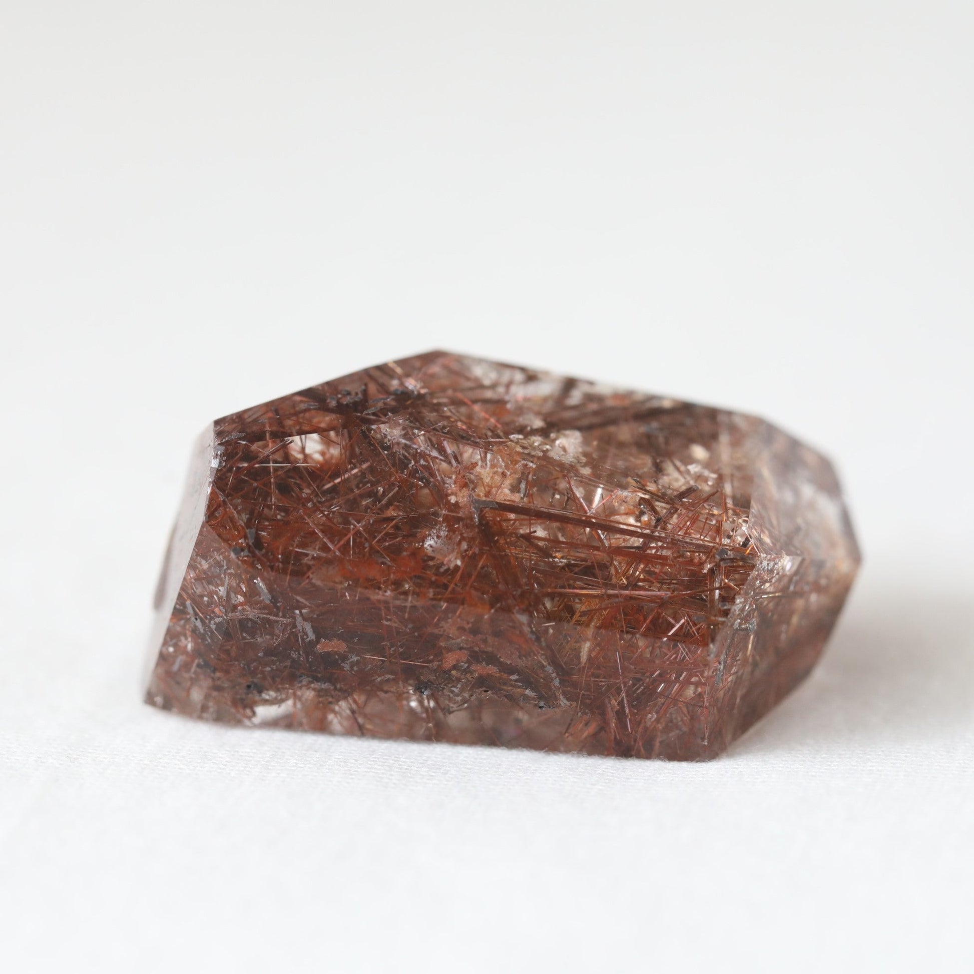 Red Copper Rutile In Quartz Freeform 60gm - Sentient Crystals - stone type - stone keywords